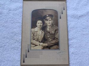 50) Nice Large Photograph of WW2 US Service Man & …