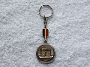 14) Interesting Original WW2 German Key Chain Souvenir of Occupation …