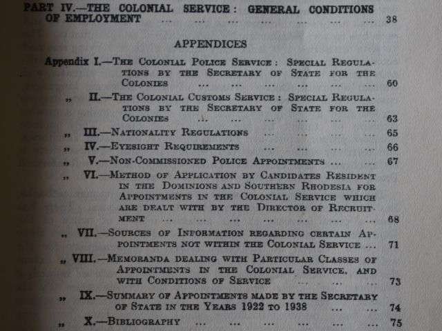 79) WW2 Handbook HM Colonial Service, Info Regarding The Colonial Administrive Service, Financial & Educational Appointments — image 5