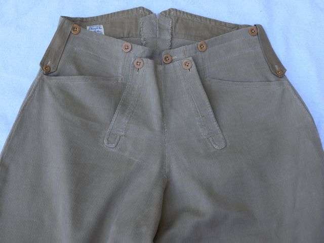 81) Excellent Early Victorian – WW1 British Army Officers KD Fall Front Khaki Breeches — image 10