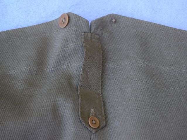 81) Excellent Early Victorian – WW1 British Army Officers KD Fall Front Khaki Breeches — image 2