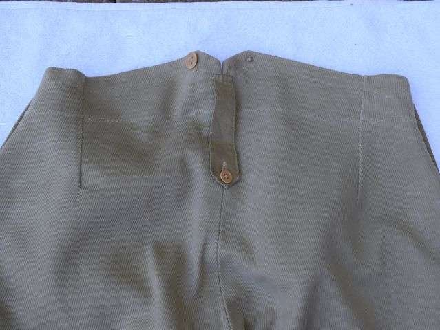 81) Excellent Early Victorian – WW1 British Army Officers KD Fall Front Khaki Breeches — image 5