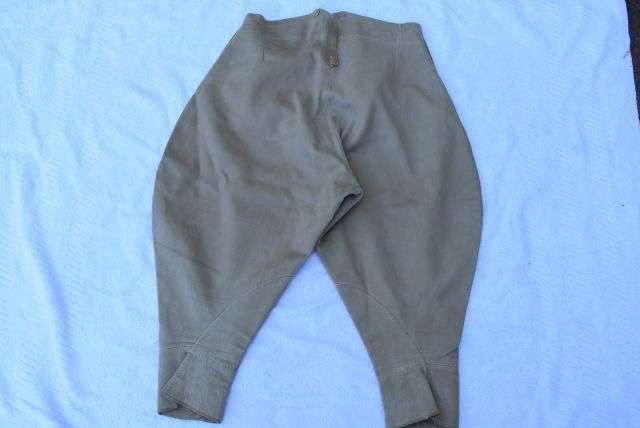 81) Excellent Early Victorian – WW1 British Army Officers KD Fall Front Khaki Breeches — image 6