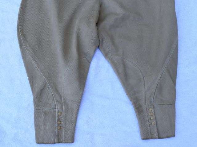81) Excellent Early Victorian – WW1 British Army Officers KD Fall Front Khaki Breeches — image 9