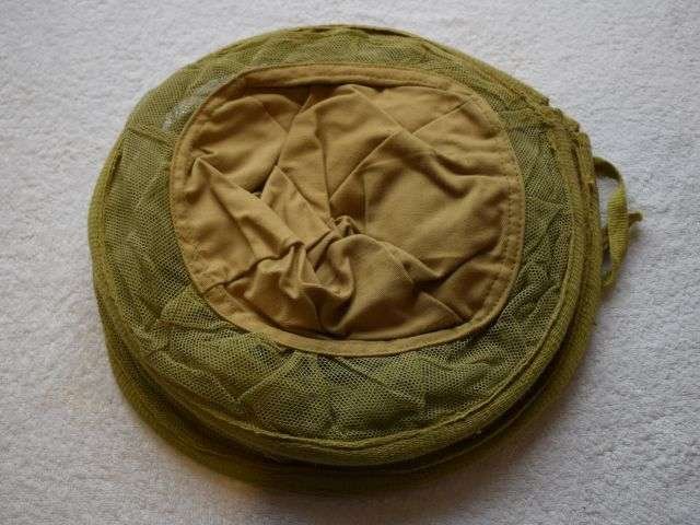 86) WW2 Indian Made British Army Tropical Issue Anti Mosquito Helmet Face Net 1943 — image 8