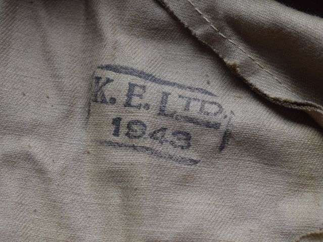 86) WW2 Indian Made British Army Tropical Issue Anti Mosquito Helmet Face Net 1943 — image 9