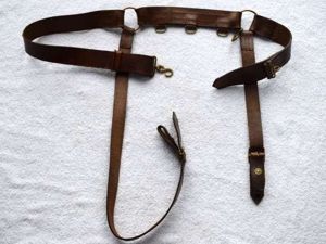 99) Lovely Original Victorian Officers 1883 Pattern Leather Sword Belt …