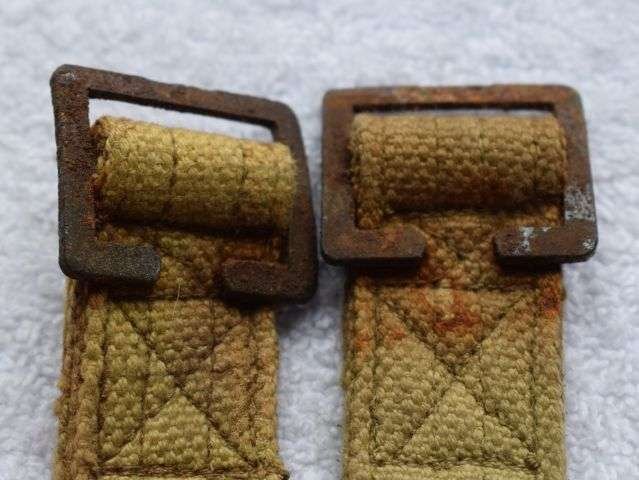 72) Original Pair WW2 South African Made Utility Straps D.I.Fram & Co Ltd — image 2