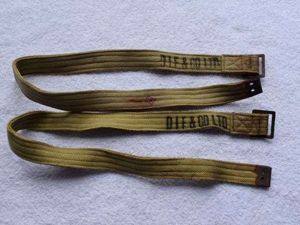 72) Original Pair WW2 South African Made Utility Straps D.I.Fram …