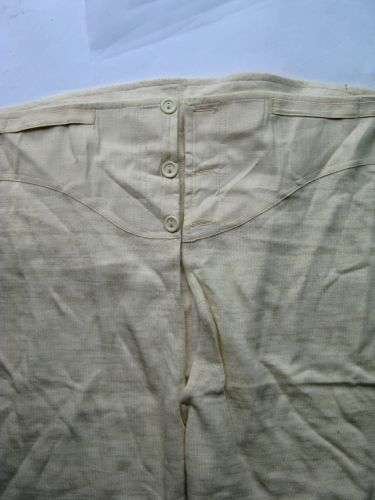81) Mint Unissued 1943 dated WW2 British Army Long Woollen Underpants — image 3