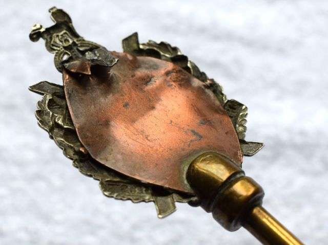 50) Very Nice WW1 WW2 Toasting Fork With The Kings Own Scottish Borderers Badge — image 5