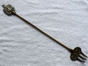 50) Very Nice WW1 WW2 Toasting Fork With The Kings …