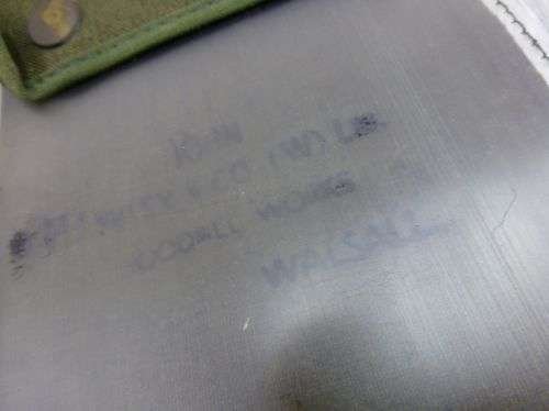 56) Excellent Un-issued WW2 British Army 44 Pattern Jungle Green Map Case — image 3