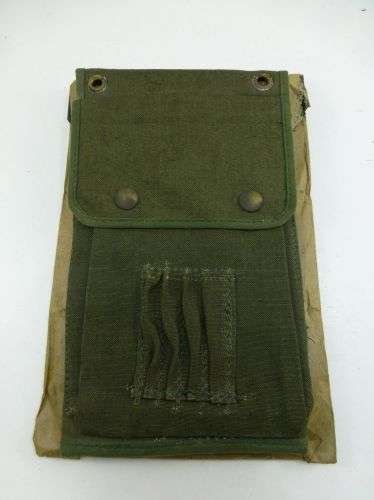 56) Excellent Un-issued WW2 British Army 44 Pattern Jungle Green Map Case — image 5