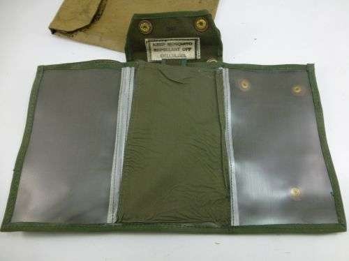 56) Excellent Un-issued WW2 British Army 44 Pattern Jungle Green Map Case — image 7