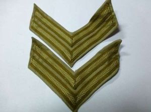62) Mint Original WW2 British Army KD Corporals Stripes