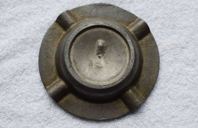 27) Excellent Period Made WW1 Ash Tray With ASC Army Service Corps Badge — image 2