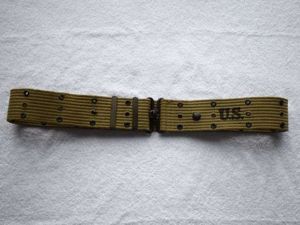 2) Mint Original WW2 US Army Issue M-1936 Pistol Belt …