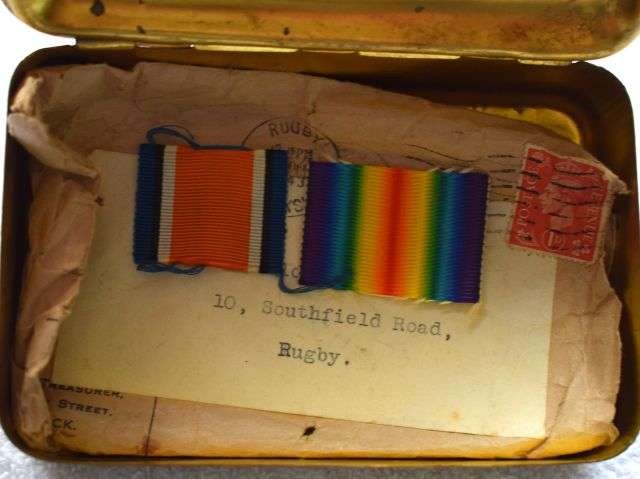 12) Good Original WW1 British Princess Mary Gift Tin Christmas 1914 In Good Condition — image 6