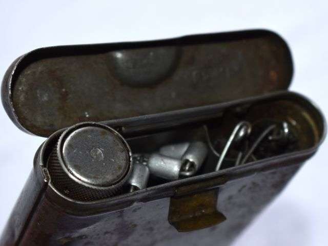 17) Excellent Complete Pre WW2 German Rifle Cleaning Kit Tin & Contents G.Appel 1936 — image 15