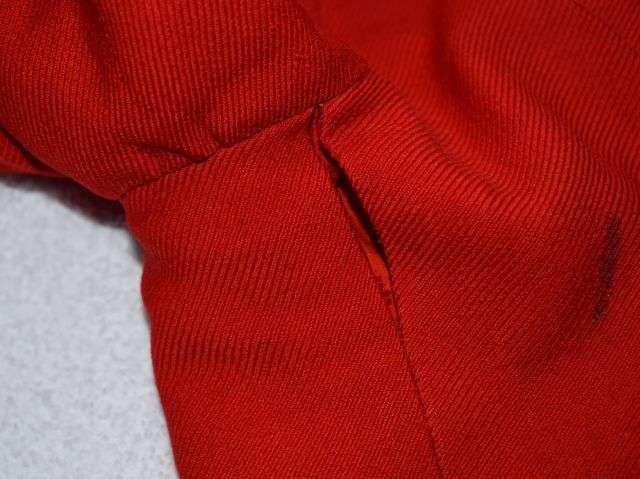 104) Lovely Original Victorian Military Red Tunic With White Collar, Epaulettes & Cuffs — image 10