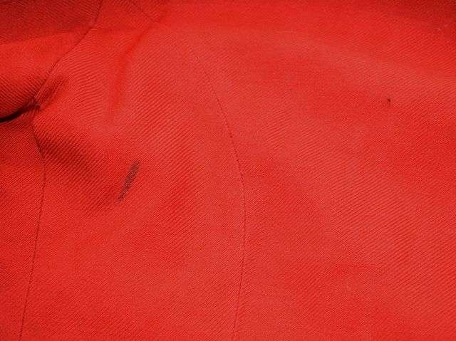 104) Lovely Original Victorian Military Red Tunic With White Collar, Epaulettes & Cuffs — image 11