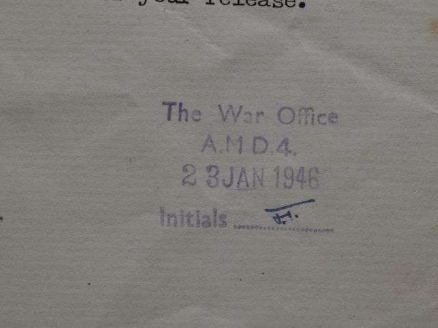 110) Interesting Original WW2 Paperwork to 2 Nurses One in Belfast The Other In The QAIMNS — image 4