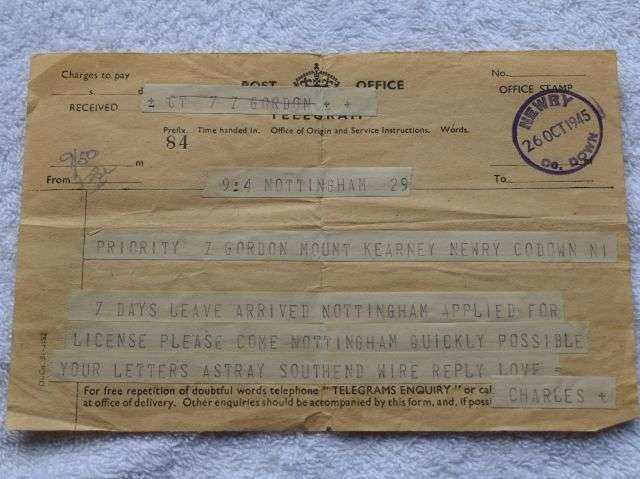 110) Interesting Original WW2 Paperwork to 2 Nurses One in Belfast The Other In The QAIMNS — image 8