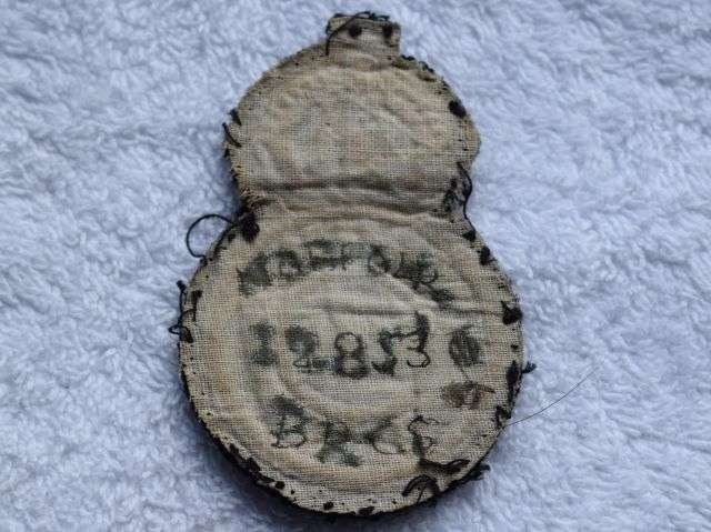 112) Original WW2 Uniform Removed Mobile VAD Cloth Badge BRCS Norfolk — image 3