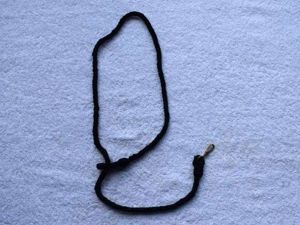 118) Unidentified WW2 Era British Army issue Blue/Green Lanyard with …