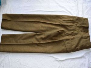 119) Excellent Original British Army 1946 Pattern Battledress Trousers Dated …