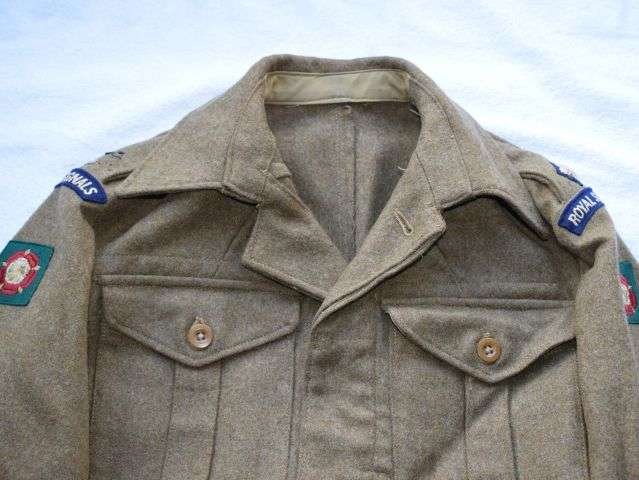 120) Excellent Original British Army 1946 Pattern Battledress Blouse Dated 1948 & Original Insignia — image 12