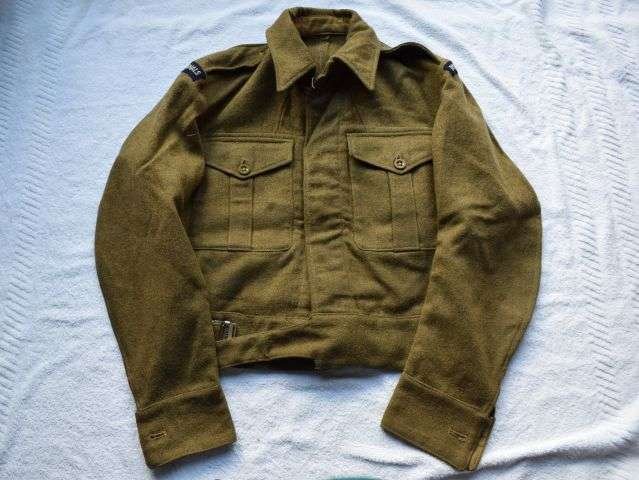 123) Excellent Original British Army 1940 Pattern Battledress Blouse Converted to 1946 Pat — image 13