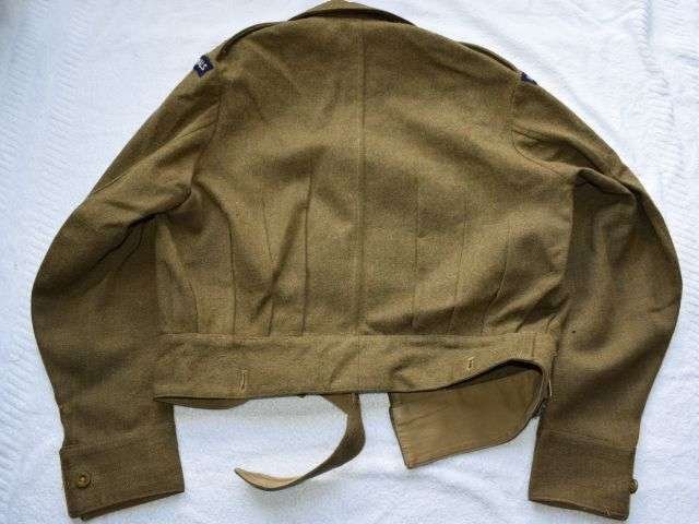 123) Excellent Original British Army 1940 Pattern Battledress Blouse Converted to 1946 Pat — image 4