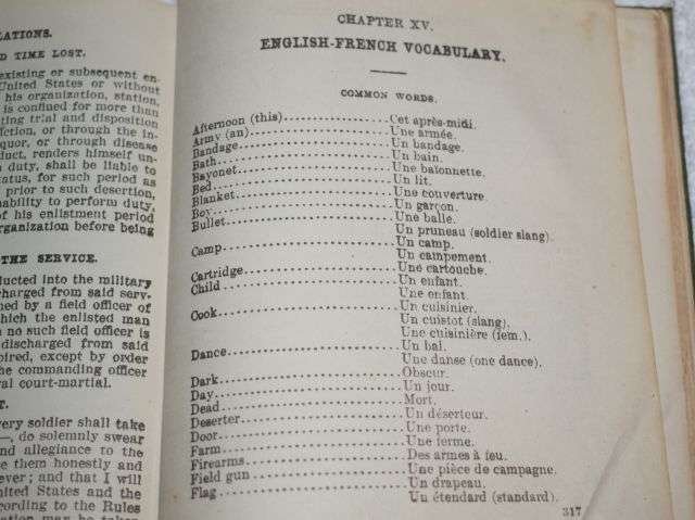 40) Good Original WW1 Manual For Noncommissioned Officers & Privates of Infantry of the US Army 1917 — image 4