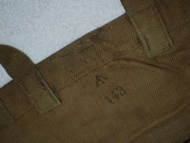 49) Good Original WW1 British Army 1908/1914 Pattern Small Pack — image 7