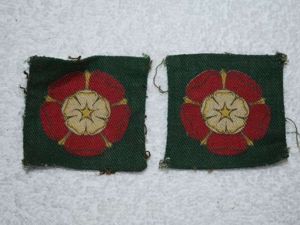 24) An Original Pair Of Printed Cloth Badges to the …