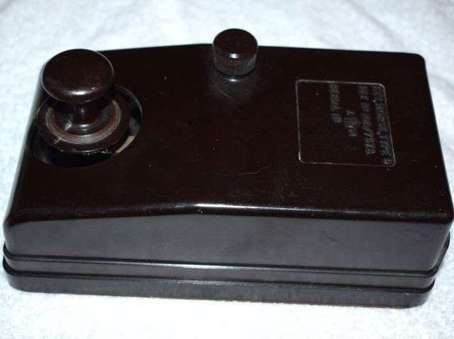 33) Excellent Original WW2 RAF Bakelite Morse Key Type D Ref No 10A/7373 — image 11