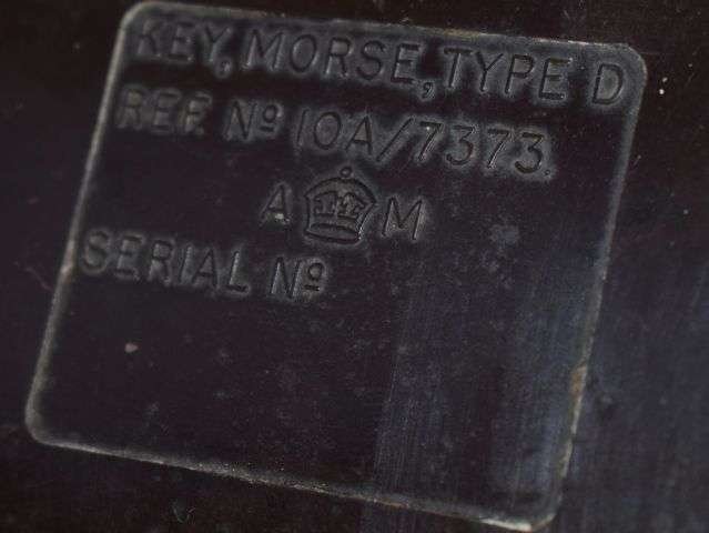 33) Excellent Original WW2 RAF Bakelite Morse Key Type D Ref No 10A/7373 — image 12