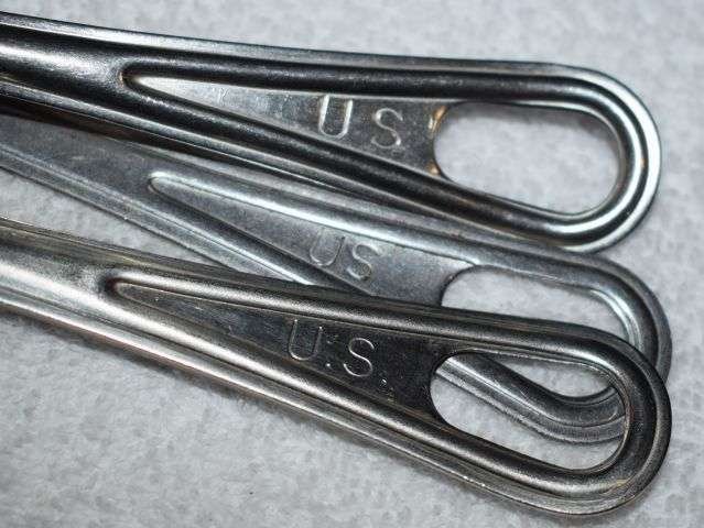 35) Original WW2-1950s US Military Issue Cutlery Set Knife Fork & Spoon — image 5