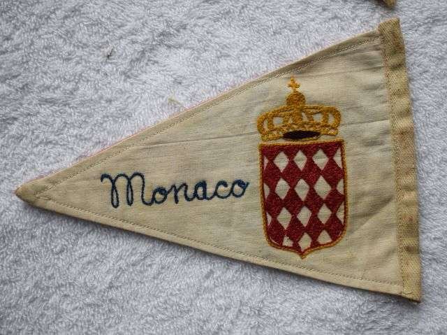 5) Group of Small Vintage Pennants & Badges From Monaco & Nice — image 7