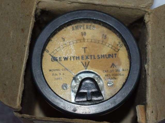 79) Excellent Original Boxed British Army Amperes Moving Coil Gauge 1944 Tropicalised — image 5