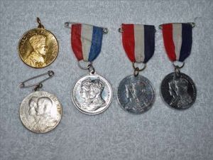 50) Good Original Group of 5 Coronation Medals, GRV, GRVI …