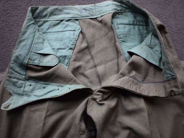 57) Excellent Clean Original WW1 WW2 US Army Issue Khaki Woollen Breeches — image 10