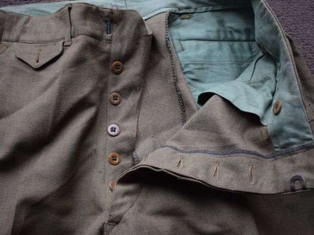 57) Excellent Clean Original WW1 WW2 US Army Issue Khaki Woollen Breeches — image 11