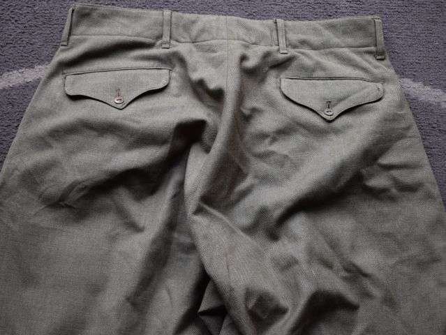 57) Excellent Clean Original WW1 WW2 US Army Issue Khaki Woollen Breeches — image 4