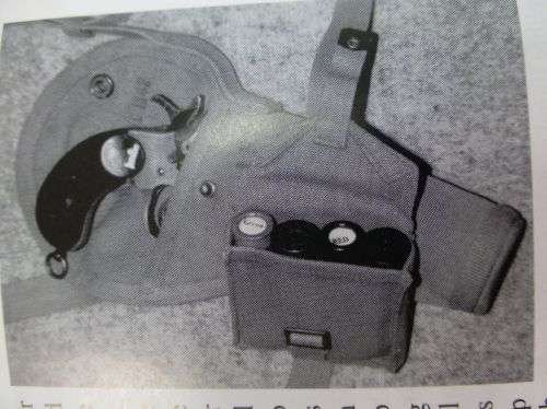 64) Original WW2 Flare Pistol & Radio Kit Shoulder Strap Pouch With Leather Closure Strap — image 2