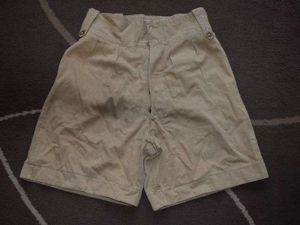 90) Good Original Unissued British Army Khaki Drill Shorts. 1950s?