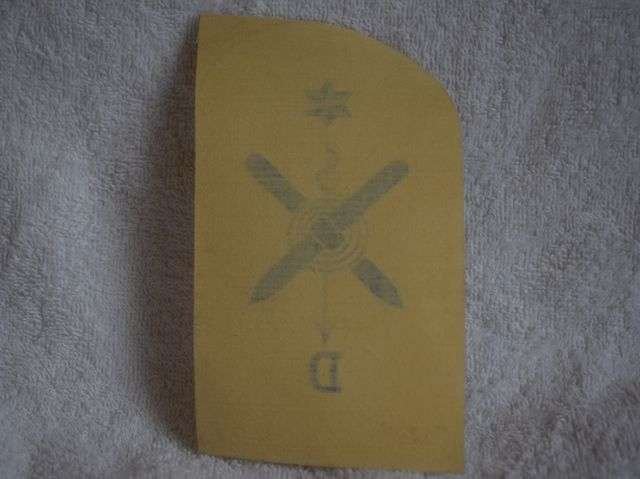 14) Vintage Royal Navy Blue & White Printed Trade Badge Torpedo Anti-Submarine D — image 2