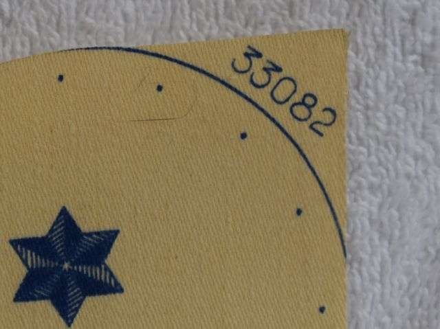 14) Vintage Royal Navy Blue & White Printed Trade Badge Torpedo Anti-Submarine D — image 3